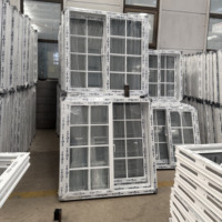 Ventanas y Puertas Corredizas de PVC, Vidrio Reflectante, Ventanas Abatibles con Protección Contra la Radiación, Ventanas Elevables al Por Mayor