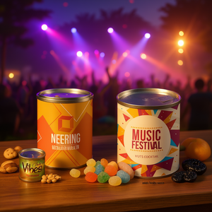 Neering Gommose Italy White Label, Snack de Cacahuetes Salados con Frutos Secos Mixtos, Estilo Festival de Música, AL217 - Product Image 3