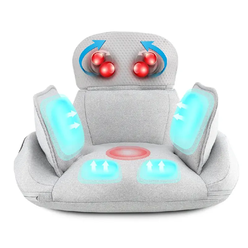 Thai Massage Cushion Shiatsu And Kneading Heating Funtion With Vibration Seat cushion waist and hips shiatsu massage cushion