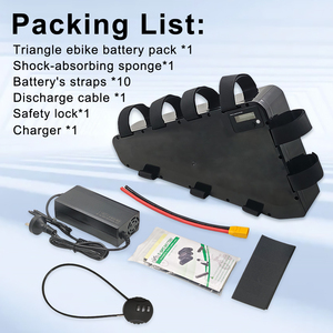 Anti-theft Function <strong>48v</strong> 52v 60v 72v Ebike <strong>Triangle</strong> <strong>Battery</strong> Pack 20ah 25ah 28.8ah <strong>29ah</strong> 30ah for 52v 2000w E Bike <strong>Battery</strong> - Product Image 3