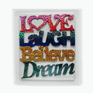 Hình trái tim 4C Laser In Ấn Nam Châm Tủ Lạnh Lạnh - Product Image 5