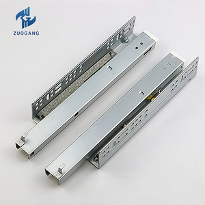 3 lần kênh đẩy để mở Hidden Telescopic <span class=keywords><strong>rails</strong></span> mềm đóng undermount giấu Ngăn kéo trượt Trung Quốc nhà máy - Product Image 6