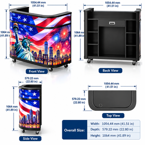 เคาน์เตอร์แสดงผล LED แบบพกพา – เคาน์เตอร์ LED โปรโมชั่นแบบยืดหยุ่น 3 ด้าน มุมมองกว้าง สำหรับงานแสดงสินค้า งานอีเว้นท์ ร้านค้าปลีก และแบรนด์ - Product Image 3