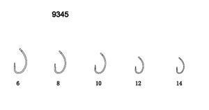 9345 Móc câu cá chép bán buôn, móc câu ruồi ướt - Product Image 2