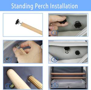 Sac à oiseaux respirant pas cher en stock, sac à dos de transport d'oiseaux portable mis à jour - Product Image 6