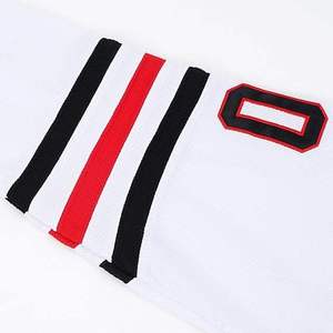 Maillot de hockey sur glace américain Blackhawk avec broderie OEM du nom et du numéro # 98 Connor Bedard # 30 Uniforme de hockey <span class=keywords><strong>Spencer</strong></span> Knight - Product Image 5