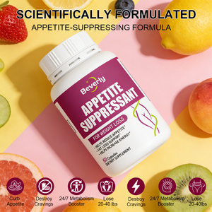 Potenciador del Metabolismo y Supresor del Apetito, Suplemento para la Pérdida de Peso <span class=keywords><strong>Beverly</strong></span>, Reduce los Antojos, Apoya la Pérdida de Grasa, Vegano Sin OMG - Product Image 2