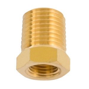 Xiangjia Machinery Brass Hex Bushings Pipe Fittings Threaded Sleeve 14mm 18mm 34mm 38mm Construction Industry Use - Product Image 2