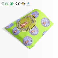 Sac en papier alimentaire imprimé sur mesure, résistant à la graisse, coloré, pour boulangerie, emballage de pain, pâtisserie et en-cas