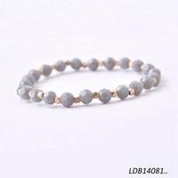 Vente en gros, diffuseur d'huile de chakra de lave extensible, perles de pierre, bracelets faits à la main, nature réglable