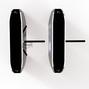 Torniquete Trípode de Altura Media con Indicador LED y Estructura Duradera de Acero Inoxidable para Acceso Público - Product Image 1
