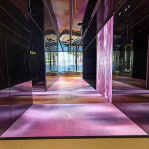 Hilan จอแสดงผลแบบกำหนดเองได้จอแอลอีดีติดพื้นแสดงผลบนพื้นกระเบื้อง P2.6หน้าจอ LED แบบหมุนได้ - Product Image 6