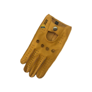 Logo personnalisé Vente en gros 5 Gants en cuir de motard de cyclisme général respirants résistants aux chocs Gants en cuir avec logo personnalisé - Product Image 6