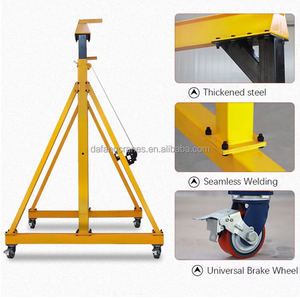 Servicio ligero 300kg 500kg 1 tonelada 2 toneladas 3 toneladas <span class=keywords><strong>4</strong></span> toneladas 5 toneladas 6 toneladas 8 toneladas pequeña grúa de pórtico portátil móvil con certificación CE - Product Image 3