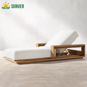 كرسي استلقاء خارجي عالي الجودة لحمام السباحة قابل للتعديل، أثاث خارجي للفنادق والشواطئ، صنع في تركيا - Product Image 1