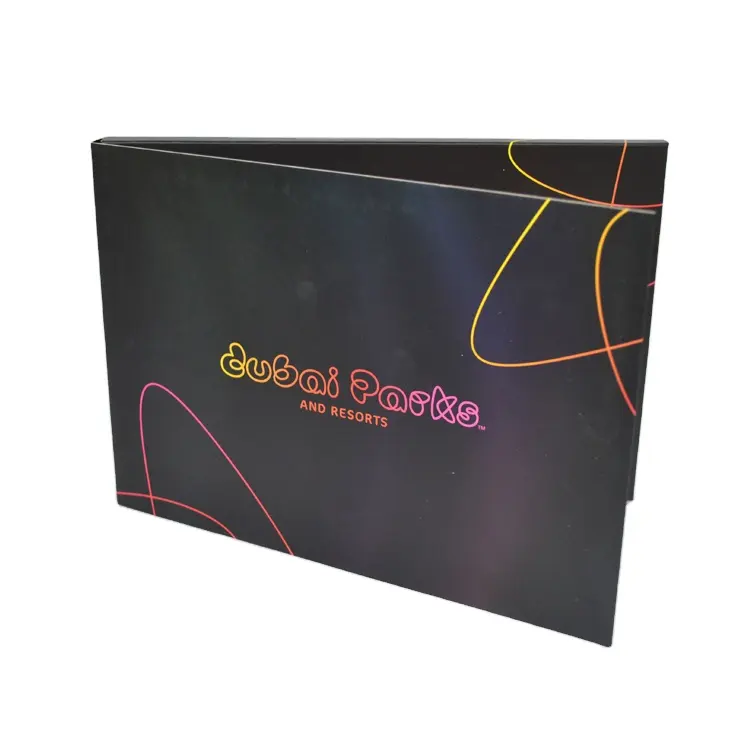 Promotion 4.3 inch lcd screen video brochure with module design printing video card for business