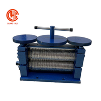 Machine à laminer manuelle en métal bleu personnalisable pour la façonnage de tablettes en bijouterie