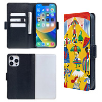 Téléphone en cuir PU avec logo personnalisé pour iPhone 15 Plus 14 Pro Max 13 Pro-DIY Sublimation Impression Transfert de chaleur Antichoc
