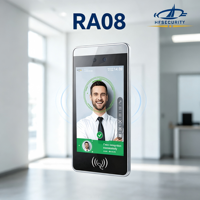 Terminal de contrôle d'accès sans contact HFSecurity RA08, dispositif intelligent de vérification d'identité, solution de gestion des présences pour entreprises, Émirats arabes unis