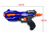 Ensemble de jeu Air Power Pistolet jouet à balles EVA avec cible de tir, balles complètes adaptées à l'âge de 6 ans