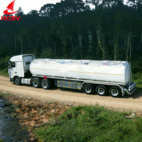 Yeni 6x4 Dizel Benzinli 3000-5000 Litre Mobil Yakıt Dolum Tankeri Euro 5 Emisyon 350 HP Motor 13L Hacim 10-15T Brüt Araç Ağırlığı