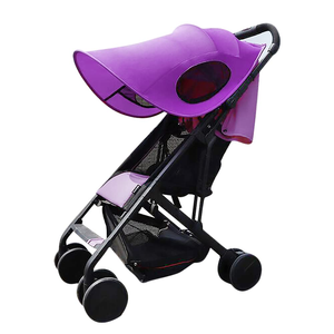 Accessoires pour poussette bébé, nouveau design personnalisé, pare-soleil résistant aux UV, pliable et réglable, pour poussette - Product Image 3