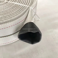 Polyester tuyau d'incendie à veste unique 0.8Mpa pression de travail tuyau de décharge d'eau plat tuyau d'incendie TOWAY FIRE