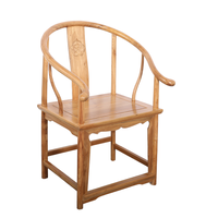 Reproduction antique chinoise de meubles de salon de fauteuil à dossier rond en bois d'orme massif récupéré