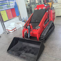 Großhandel Mini-Kompaktlader mit Hoher Hydraulischer Leistung Kleine Kompaktlader-Maschine für Innenbereich Baustelle Hof Ladearbeiten