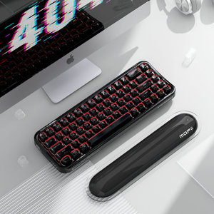 Batteria ricaricabile tastiera trasparente RGB Wireless cablata BT tastiera per telefono PC IOS Android Windows <span class=keywords><strong>Mac</strong></span> <span class=keywords><strong>OS</strong></span> - Product Image 4