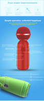 Microphone karaoké Bluetooth, haut-parleur sans fil, micro portable pour chanter, effet d'écho, changeur de voix, appareil audio portable