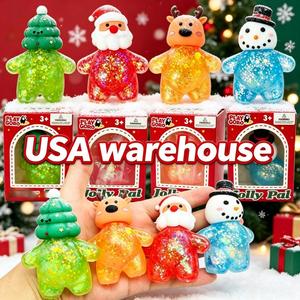 72 Unidades de Figuras Blandas de Maltosa con Diseño Navideño, Juguetes Antiestrés, Ideales para Rellenar Bolsas de Regalo, Envío Inmediato desde Almacén en China - Product Image 3
