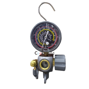 Manomètre de <span class=keywords><strong>pression</strong></span> d'<span class=keywords><strong>azote</strong></span> pour <span class=keywords><strong>test</strong></span> de climatisation et de réfrigération, table de réfrigérant simple pour R134A, R22, R410A - Product Image 3