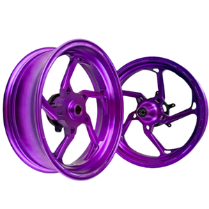 Jantes en aluminium moulé CNC pour Honda Forza350 - Ajustement direct 15/14 pouces, jantes légères à motif personnalisé, résistantes aux climats tropicaux - Product Image 2