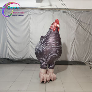 Robe de poulet <span class=keywords><strong>gonflable</strong></span> pour adultes, costumes de décoration, <span class=keywords><strong>coq</strong></span> pour suspension - Product Image 6