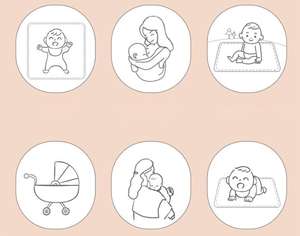 Langes et literie pour bébé en coton biologique 100% écologique, motif de dessin animé tissé personnalisable, toutes saisons - Product Image 2