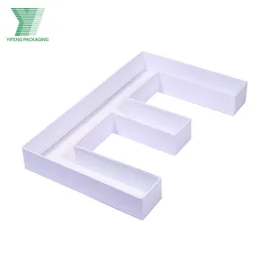 उच्च गुणवत्ता वाले थोक ए-जेड आकार के पत्र पैकेजिंग बॉक्स खाली वर्णमाला संख्या के आकार का कागज उपहार बॉक्स