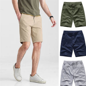 Direct Manufacture 100% Cotton Twill Custom Side Pockets Drawstring <b>Shorts</b> for <b>Men</b> Wholesale Casual Side Pockets Drawstring <b>Mens</b> - Product Image 2