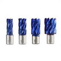 Zorro/Sellena 12-60mm Nano bleu coupeur annulaire HSS scie cloche Weldon tige changement rapide mandrin magnétique foret métal forage