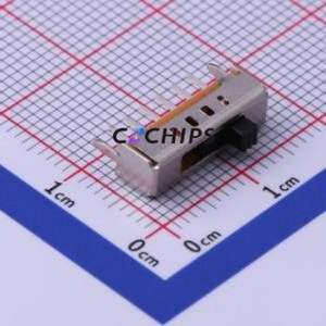 SS14D07L2B Slide Switch Through hole Component (THT) Switch Single Pole Four Throw Rectangle Pin Header PC Pin 14.6mm - Product Image 1