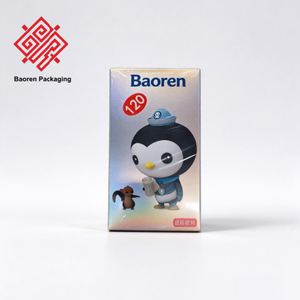 Custom Printed <b>Blind</b> Box Toy Packaging Box, 350gsm Art Paper <b>Folding</b> Carton for Action Figure Doll Gift Packing - Product Image 3