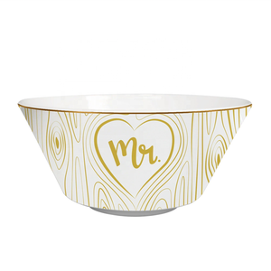 Platos, Tazones y Tazas para Hotel y Cafetería, Vajilla Elegante de Porcelana Blanca con Borde Dorado y Diseño de Corazón, de 6.5 a 14 Pulgadas, Venta al Por Mayor - Product Image 2