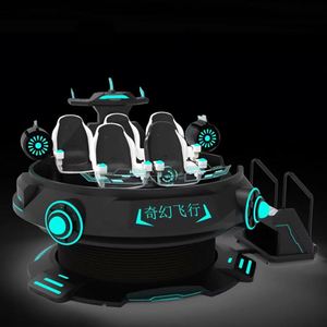 Simulateur de montagnes russes VR 9D avec chaise rotative à 360° °   Machine de jeu de réalité virtuelle pour centres commerciaux, aéroports, intérieur, en fibre de verre et métal - Product Image 5