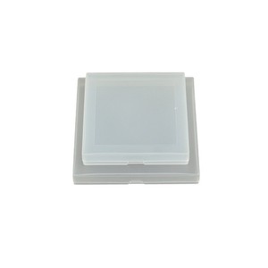 Transparent Frosted Square Plastic <b>Box</b> 9x9cm And 10.8x10.8cm For Jewelry Accessories Nail Art Parts <b>Storage</b> - Product Image 5