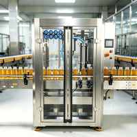 Machine de remplissage automatique L&B à pompe à engrenages servo à tête unique en acier inoxydable 304 pour liquides visqueux (miel, confiture, sirop, boissons)