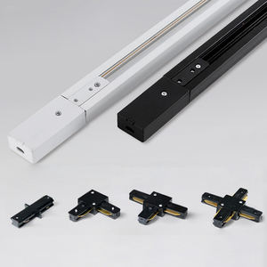 Núcleo de cobre de aluminio VOC, tira de riel de guía de 3 hilos y 4 hilos, foco LED para tienda de ropa, tira de riel de 2 hilos de 1m y 2m - Product Image 4