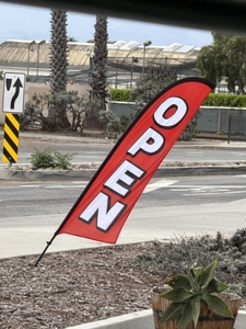 Letrero Publicitario Impreso para Exteriores, Banner de Playa para Negocios con Poste y Estaca para el Suelo, Regalo Promocional - Product Image 4