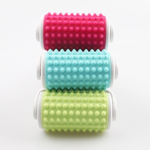 Système de massage <span class=keywords><strong>Derma</strong></span> Roller en silicone, tête de massage par pression sur points d'acupuncture, massage facial en V, amincissement du visage et du corps, modèle YQ037B - Product Image 3