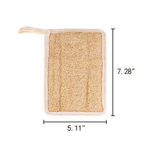 Nouvelle Tendance 2026 – Lot de 2 Sachets de Savon Carrés en Loofah 100% Naturel – Pochette Exfoliante en Maille pour Savon en Barre – Lavage en Profondeur - Product Image 4