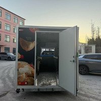 Remorque de vente mobile multifonctionnelle pour restauration rapide, snacks, boissons et scooters – Direct Usine